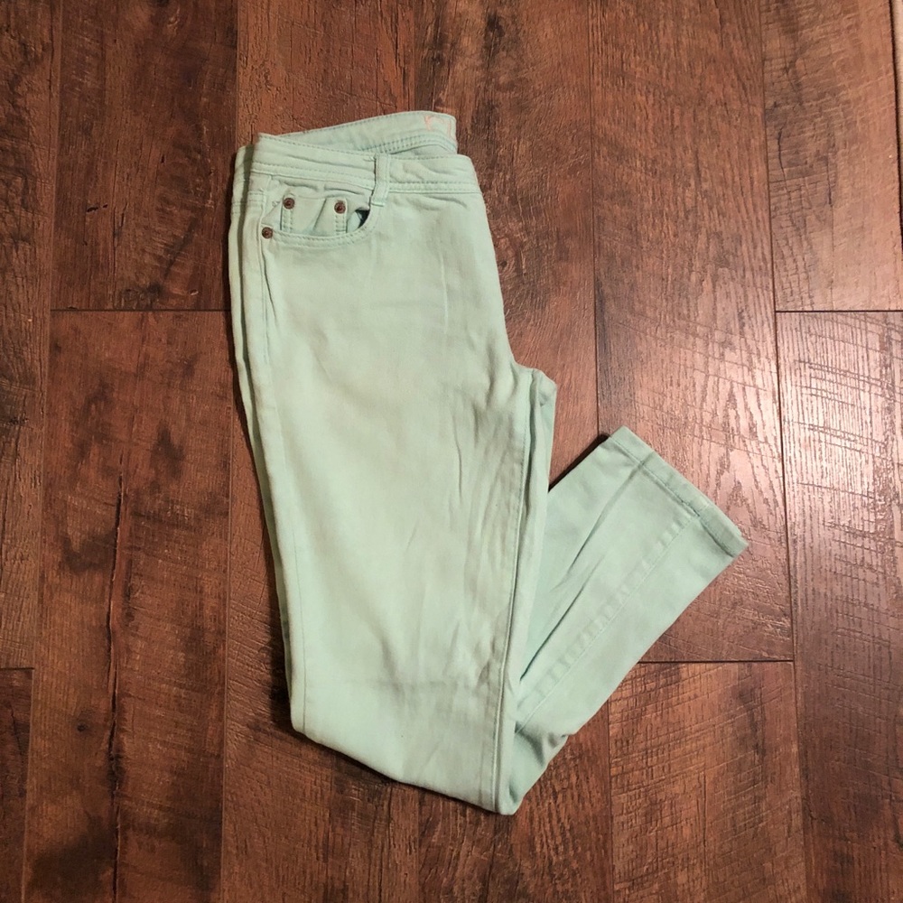 🔥3 for $10🔥 Rue21 Mint Skinny Jeans Size 7/8